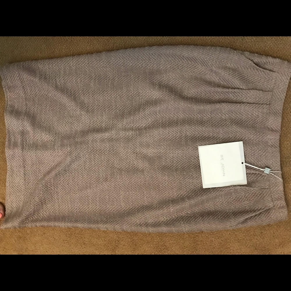 St John Couture skirt in Fig. MSRP $695